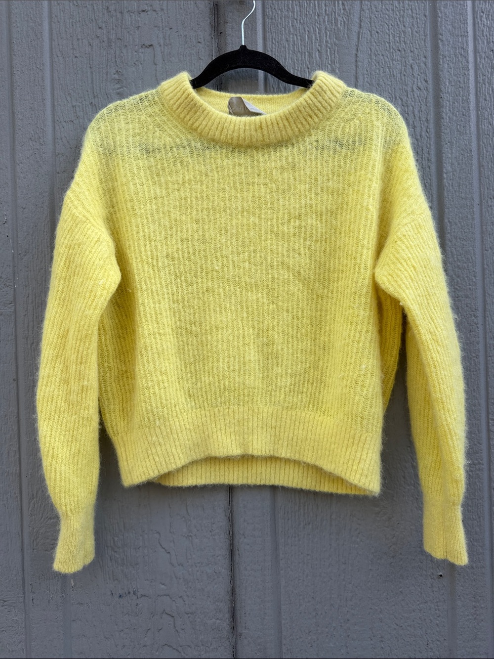Soft Yellow Women's Crewneck Sweater